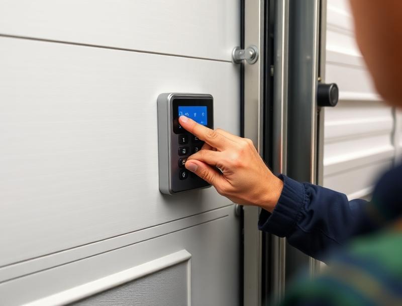 Garage door keypad programming service